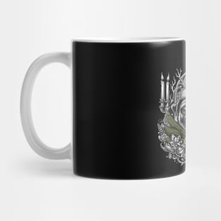 Gothic Pug Christmas Mug